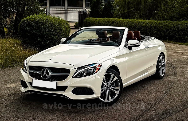 Оренда кабріолета Mercedes Benz C300  з водієм