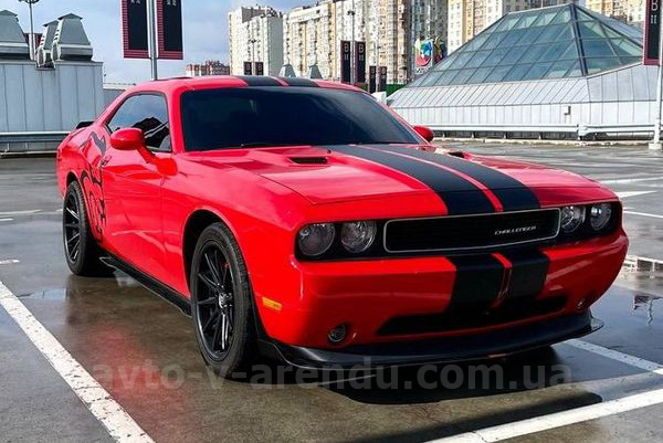 Оренда авто Dodge Challenger 3.6 red