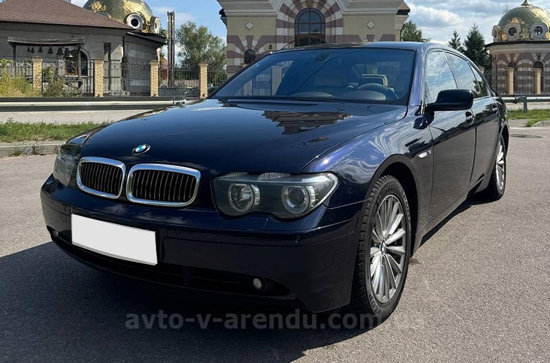 Оренда авто з водієм у Києві BMW 760Li black у Києві
