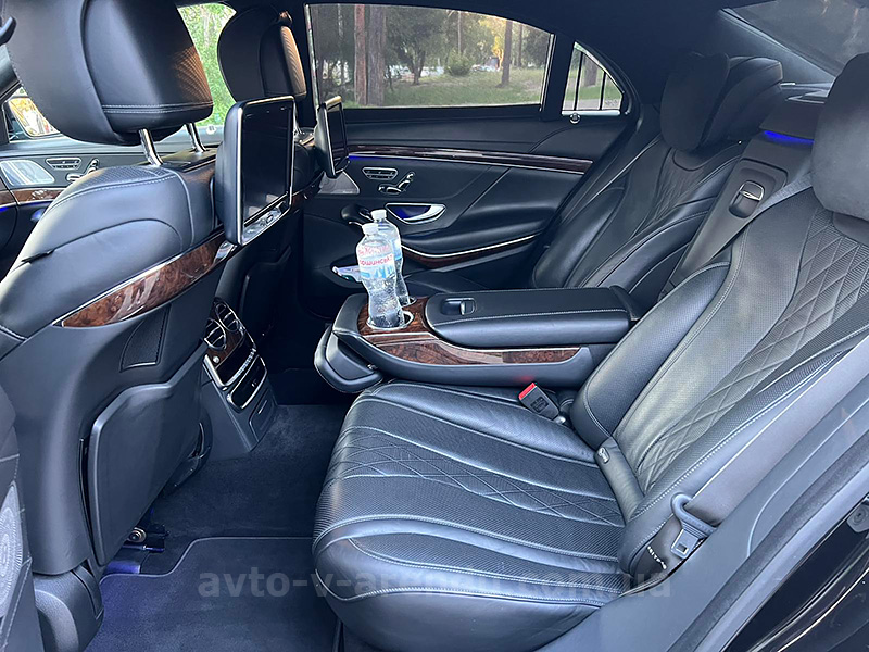 Оренда авто Mercedes-Benz s-class S350L з водієм Київ. Оренда мерседес 222 Київ