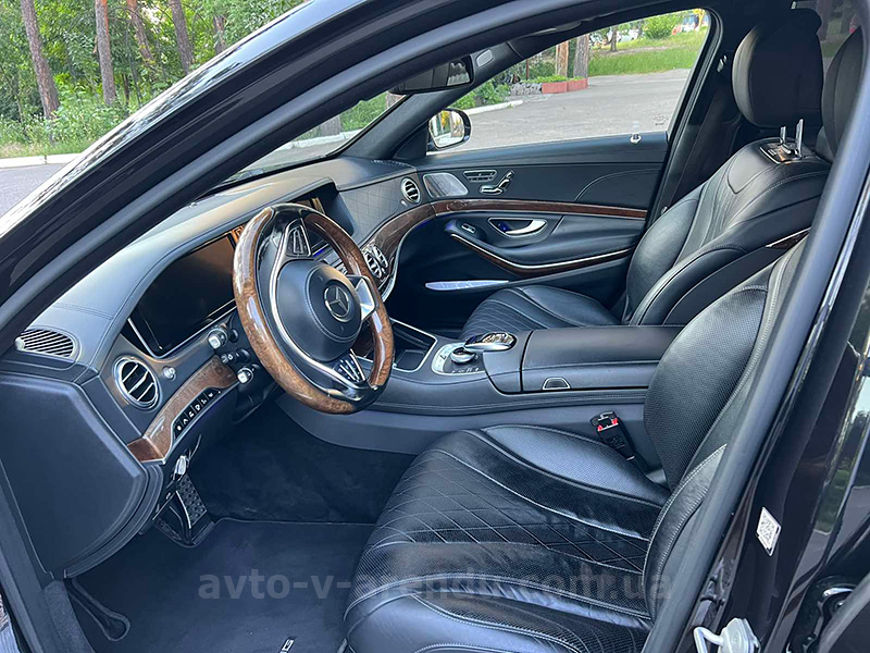 Оренда авто Mercedes-Benz s-class S350L з водієм Київ. Оренда мерседес 222 Київ