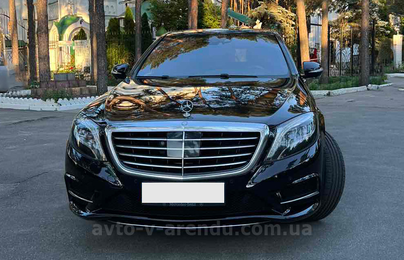 Оренда авто Mercedes-Benz s-class S350L з водієм Київ. Оренда мерседес 222 Київ