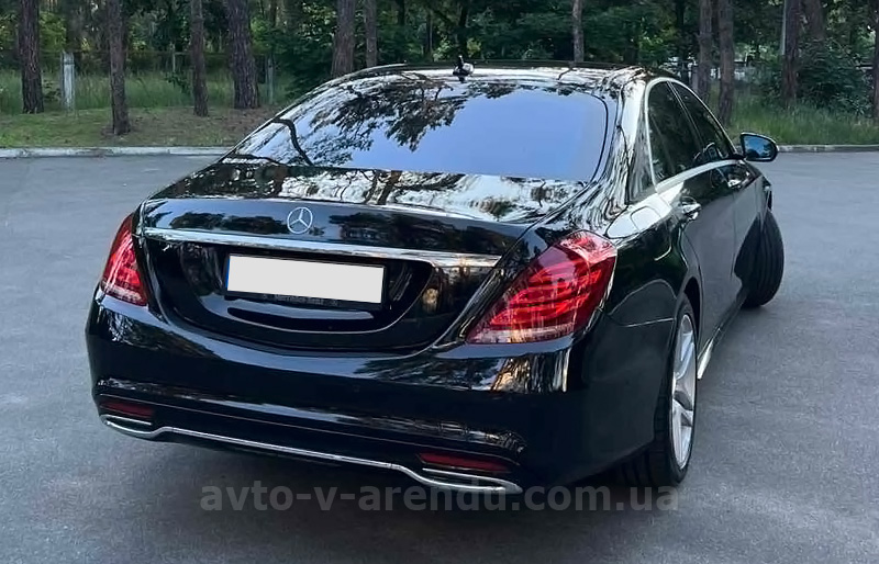 Оренда авто Mercedes-Benz s-class S350L з водієм Київ. Оренда мерседес 222 Київ