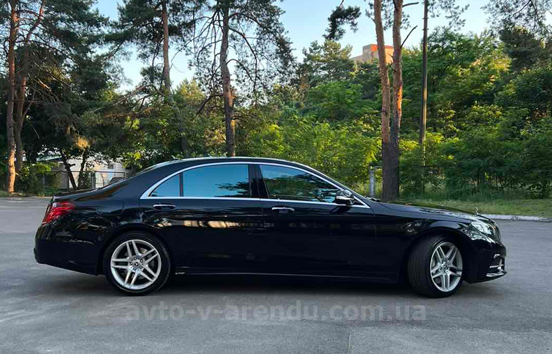 Оренда авто Mercedes-Benz s-class S350L з водієм Київ. Оренда мерседес 222 Київ