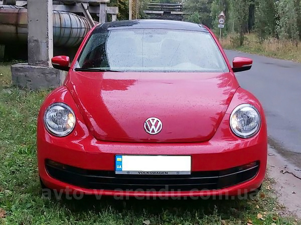 Оренда авто Volkswagen Beetle red з водієм у Києві