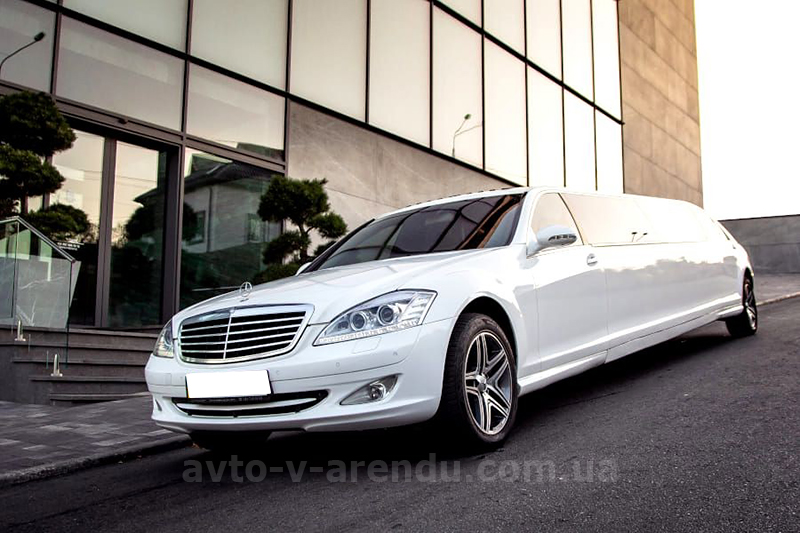 Прокат лімузина Mercedes-Benz W221 S600 9 місць