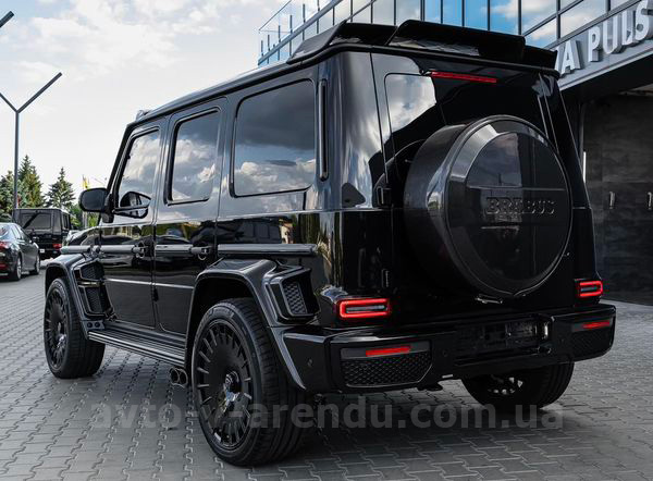 Оренда Mercedes-Benz Gelandewagen G63 AMG Brabus кубик з водієм. Прокат позашляховика Мерседес Гелентваген G63 AMG без водія у Києві