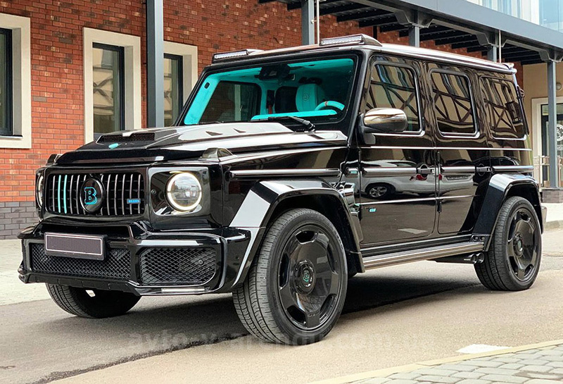 Оренда позашляховика Mercedes-Benz Gelandewagen гелік G800 Brabus Tiffany кубик у Києві
