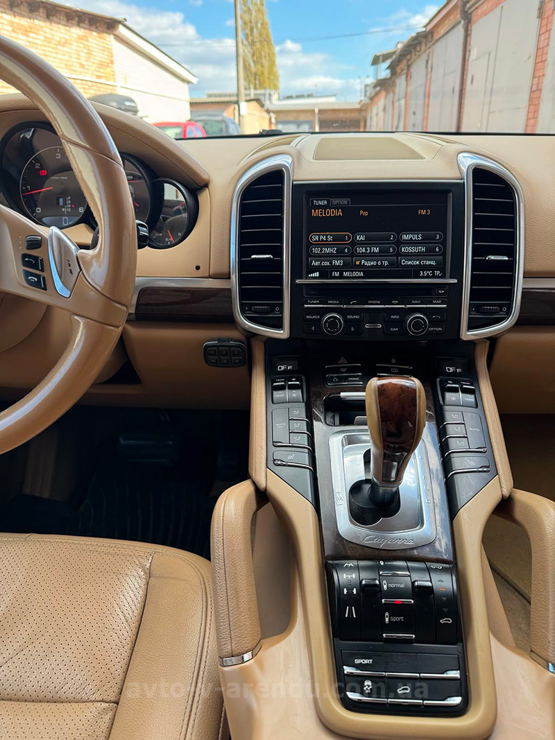 Оренда позашляховика джипа Porsche Cayenne білий з водієм у Києві